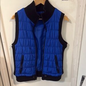 Black Rivet Blue and Black Jacket